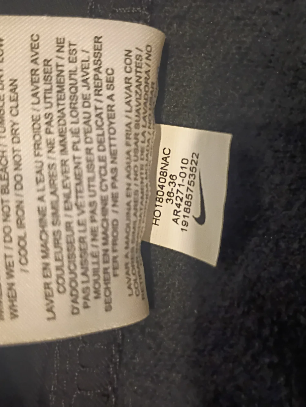 Nike Men's‎ Black Nike Shield Pants Sz 36/36